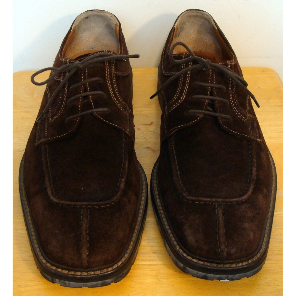 SAG VERA GOMMA ALEX M. BROWN SUEDE LACE UP OXFORD SHOES SIZE 10D   DB1 - Picture 10 of 10